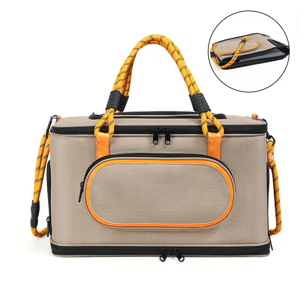 Portable Airline Approved Breathable Cat Carrier Bag for Travel