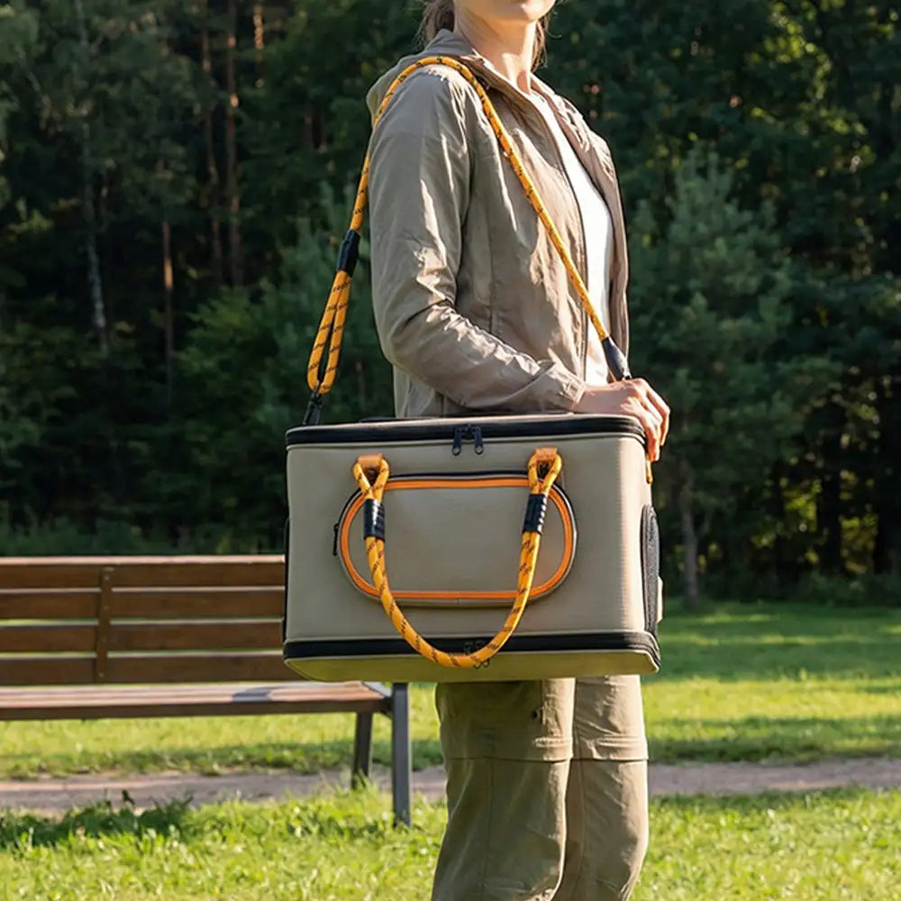 Portable Airline Approved Breathable Cat Carrier Bag for Travel