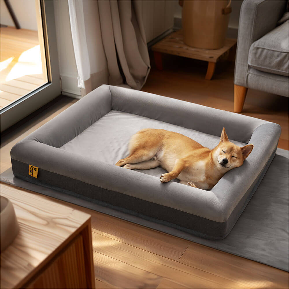 Cama de perros ortopédica premium Dormir con un juego alegre Davging Bed