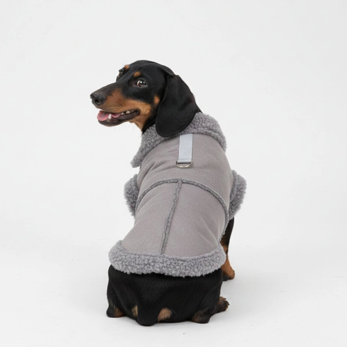 Cozy Shearling Dog Jacket | Stylish Winter Outerwear for Pets