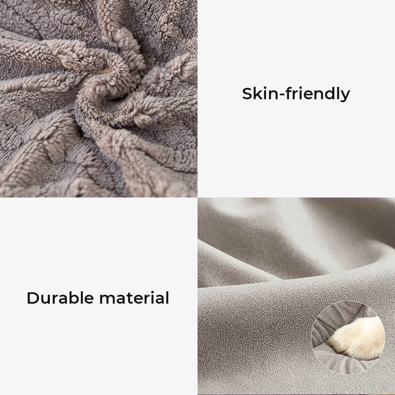 Cama espaçosa e fofa para cachorro com sono profundo e quente