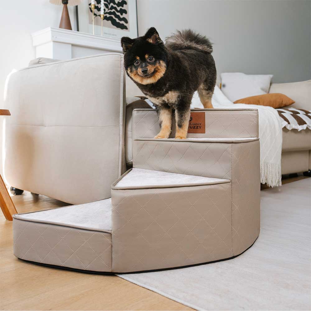 Diy Dog Stairs For Bed Diy Dog Steps For Couch Dog Ramp For Couch