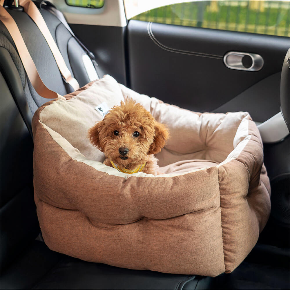 Travel Protection Booster Waterproof Elevated & Thickened Dog Car Seat Bed