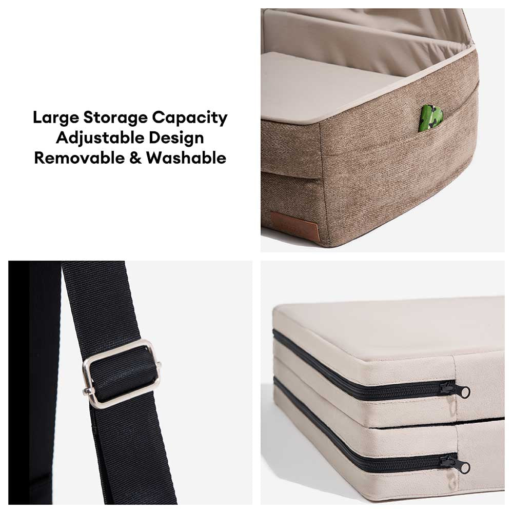 Reisesicherheitssitz, verdicktes, erhöhtes Hundeautositzbett