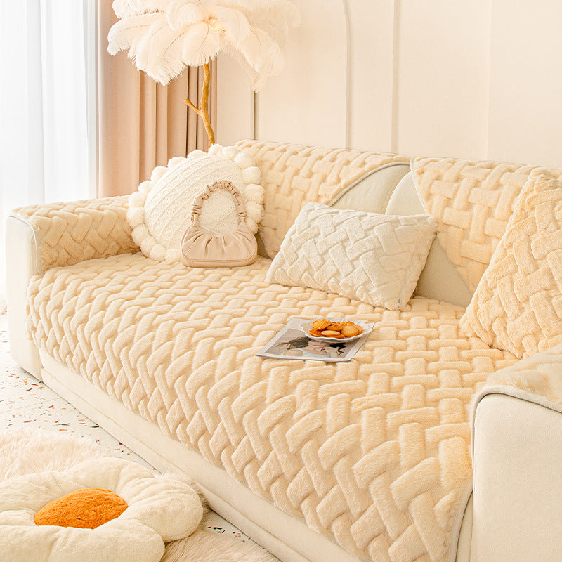 Ultimate Soft Thick Plush Couch Cover Sofa Protection