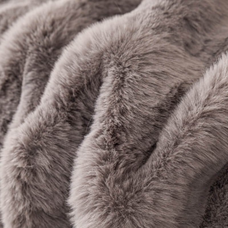 Cubierta de sofá de protección completa de piel de conejo ultra suave conoux
