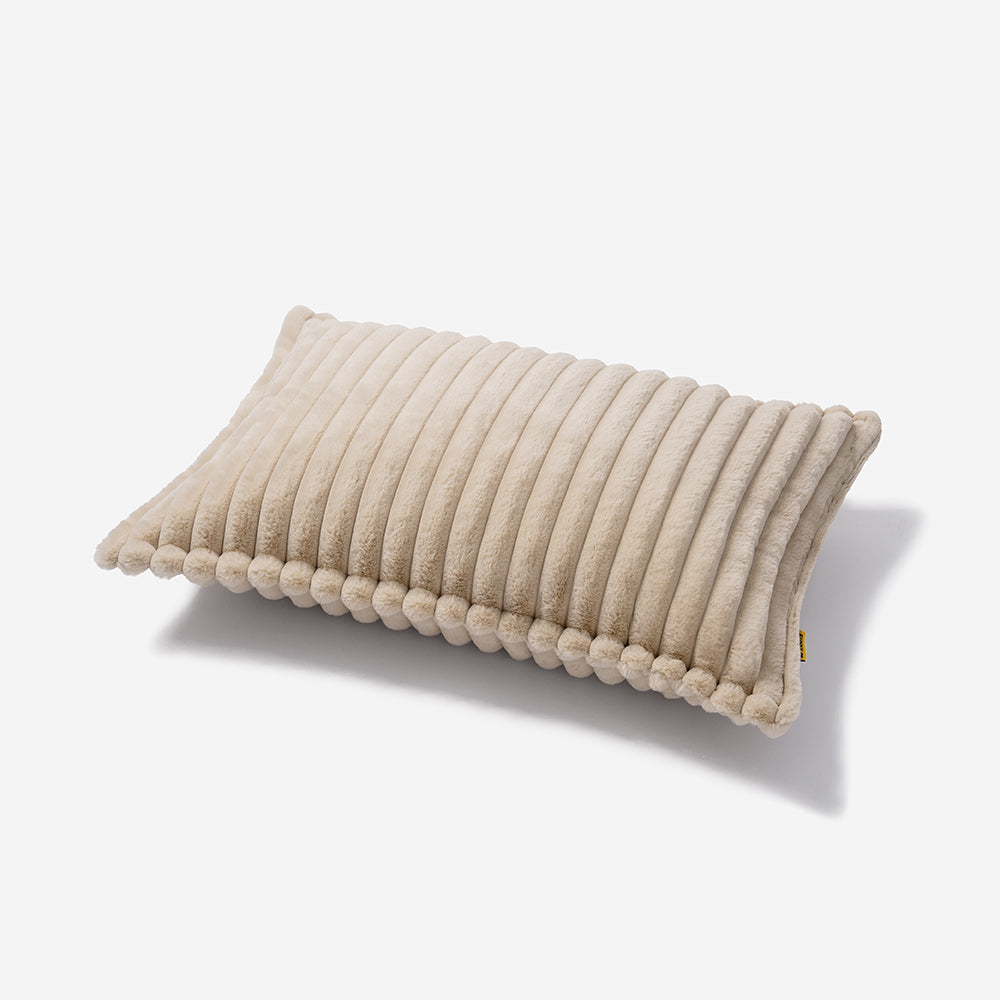Plush Ribbed Bolster Fitted Sheet Mattress Cover - Cozy Nest