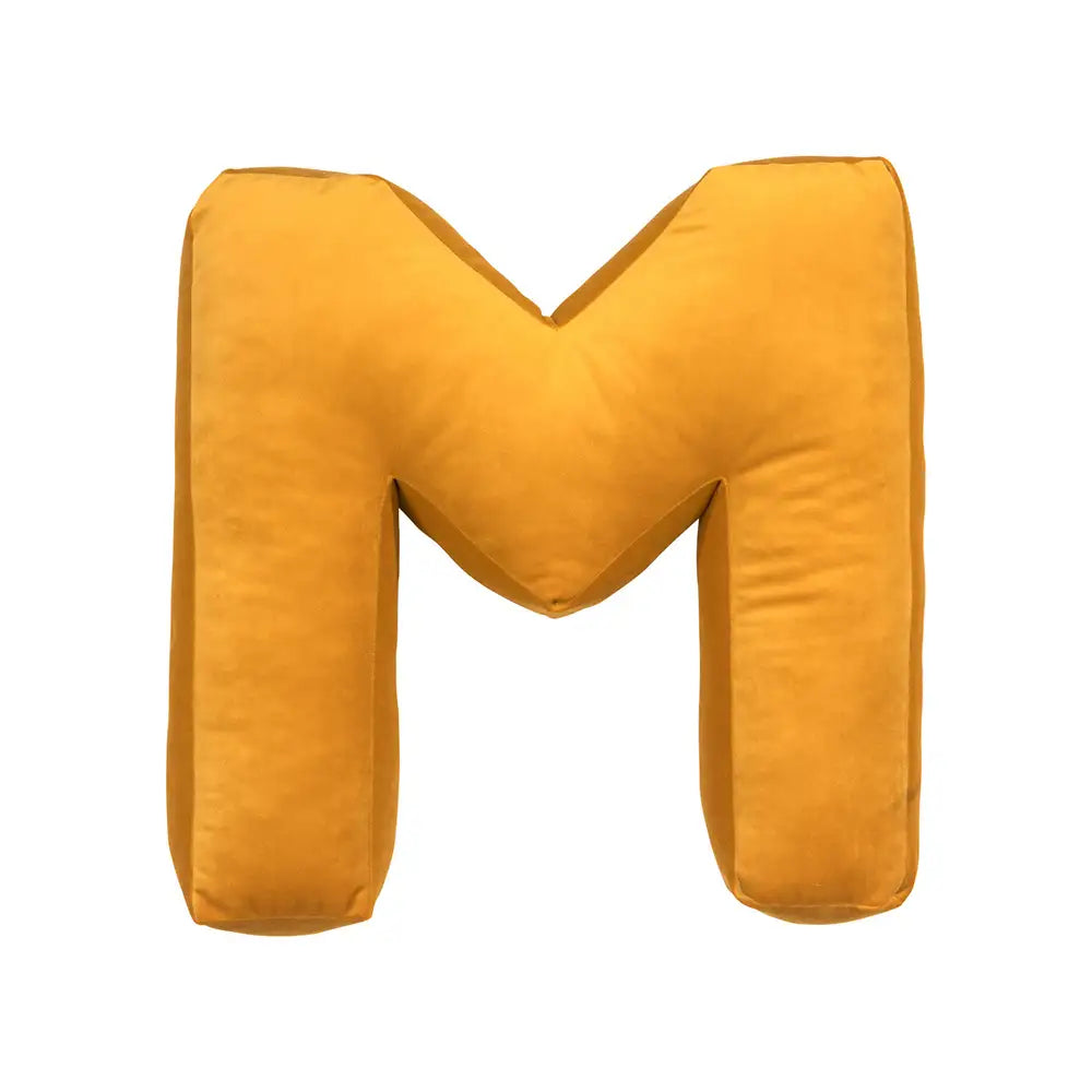 Velvet Letter Hugging Sofa Pillow