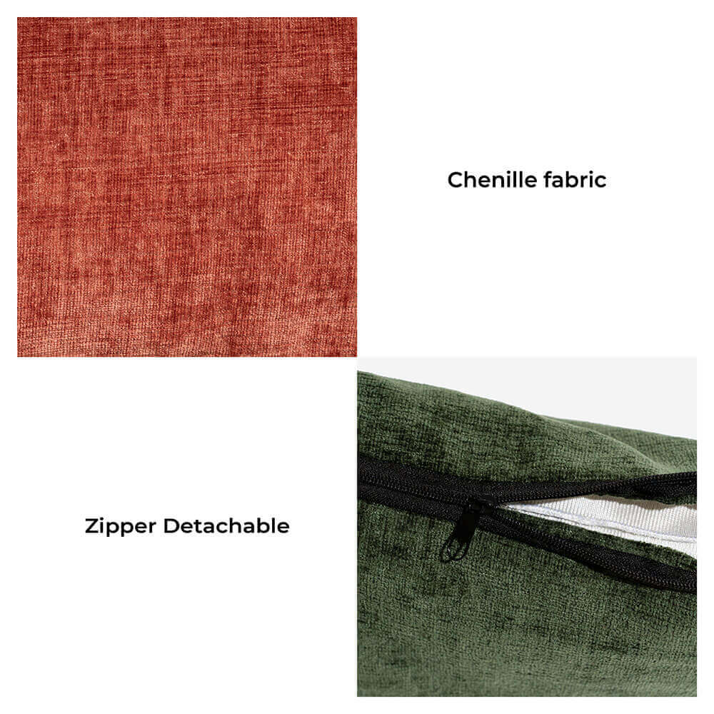 Cama de sofá de gato blando chenille chenille