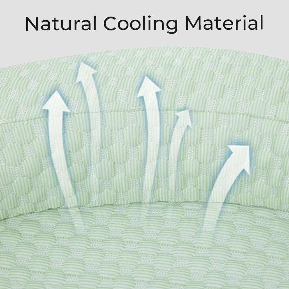 Refriando el cuello transpirable Camilla de almohada para perros