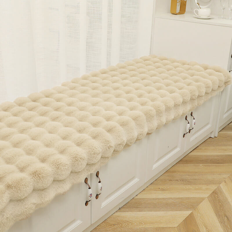 Capa de sofá antiderrapante aconchegante de cor sólida