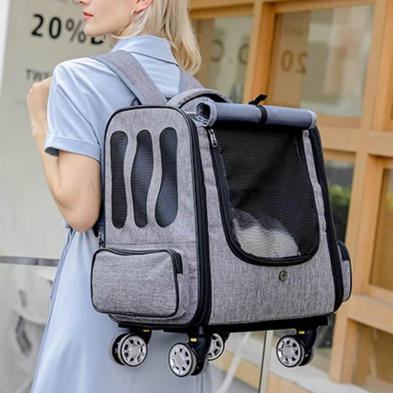 Portable Expandable Foldable Breathable Pet Carrier Bag - FunnyFuzzy