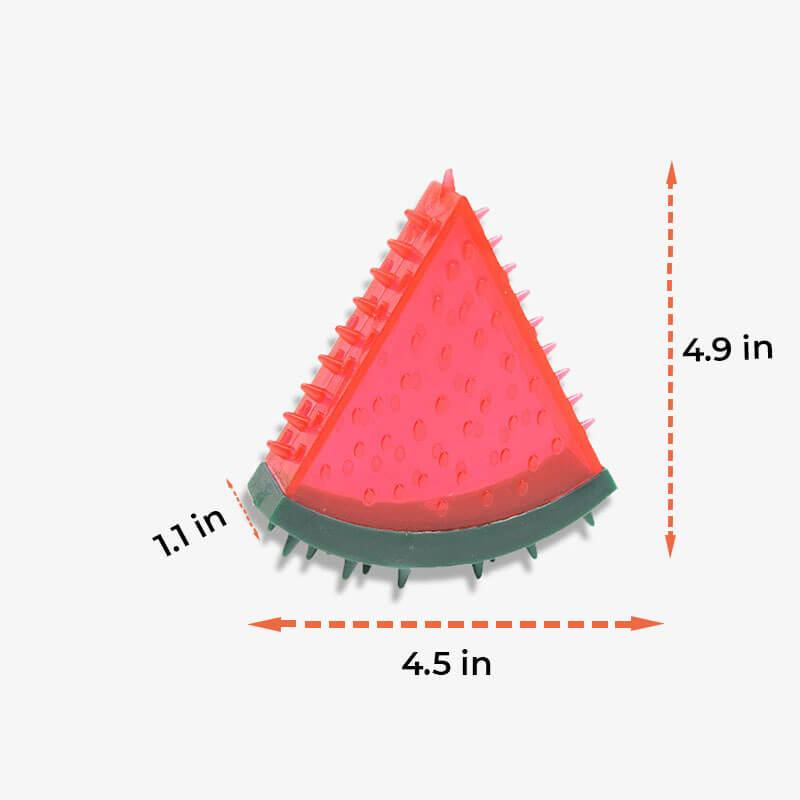 Teething Rubber Water-filled Frozen Fruit Shape Dog Toys