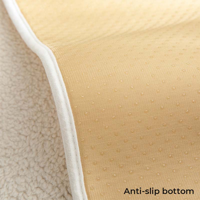 Wasserdichter, dicker, flauschiger, rutschfester Couchbezug aus Kunst-Sherpa-Fleece