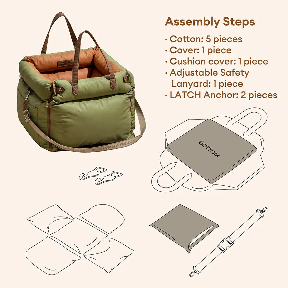 Urban Voyager LATCH Dog Car Seat