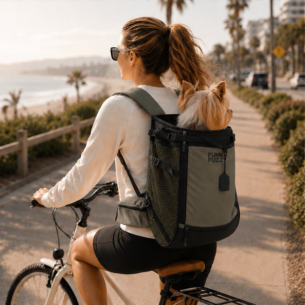 Dog Carrier Backpacks Dog Rucksack Dog Bike Carrier - Urban Roaming