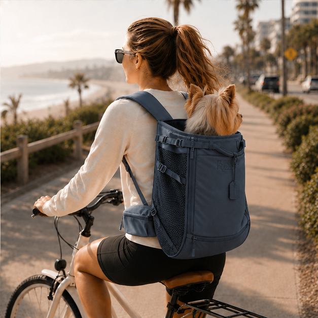 Dog Carrier Backpacks Dog Rucksack Dog Bike Carrier - Urban Roaming