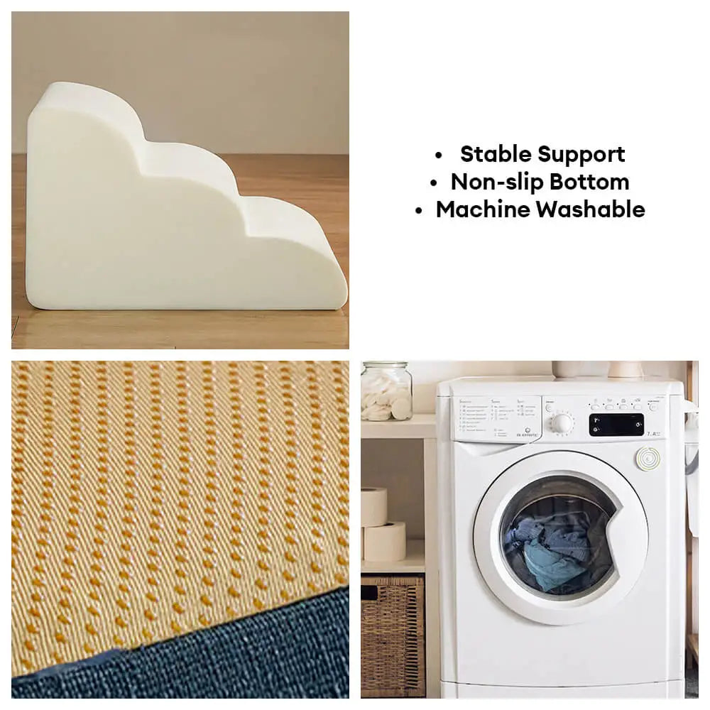 Faux Linen Anti-Scratch Joint Protection Dog Stairs