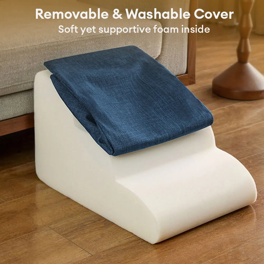 Faux Linen Anti-Scratch Joint Protection Dog Stairs