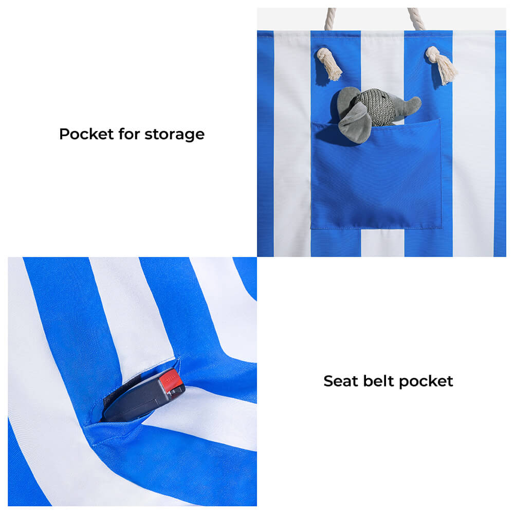 Dog Car Seat Cover- Holiday - FUNNYFUZZY