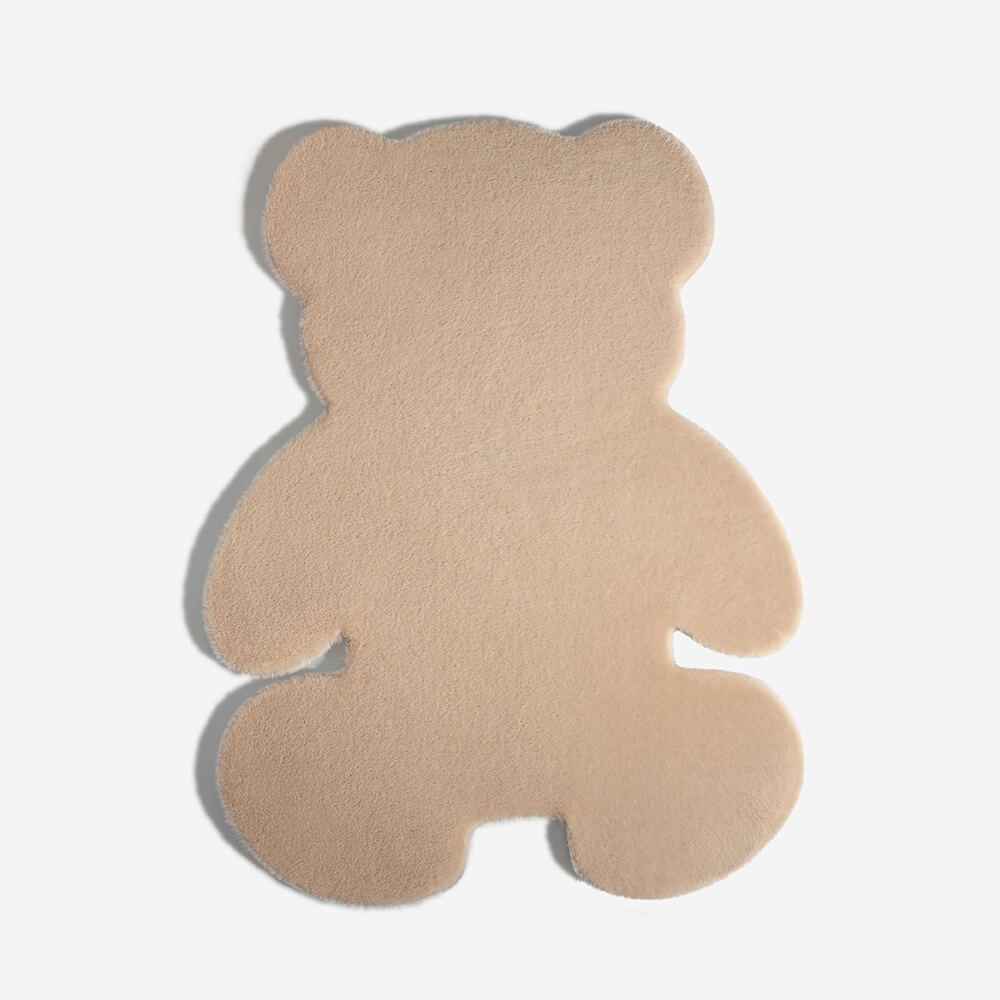 Teddy Bear Shaped Fluffy Large Pet Mat - FUNNYFUZZY