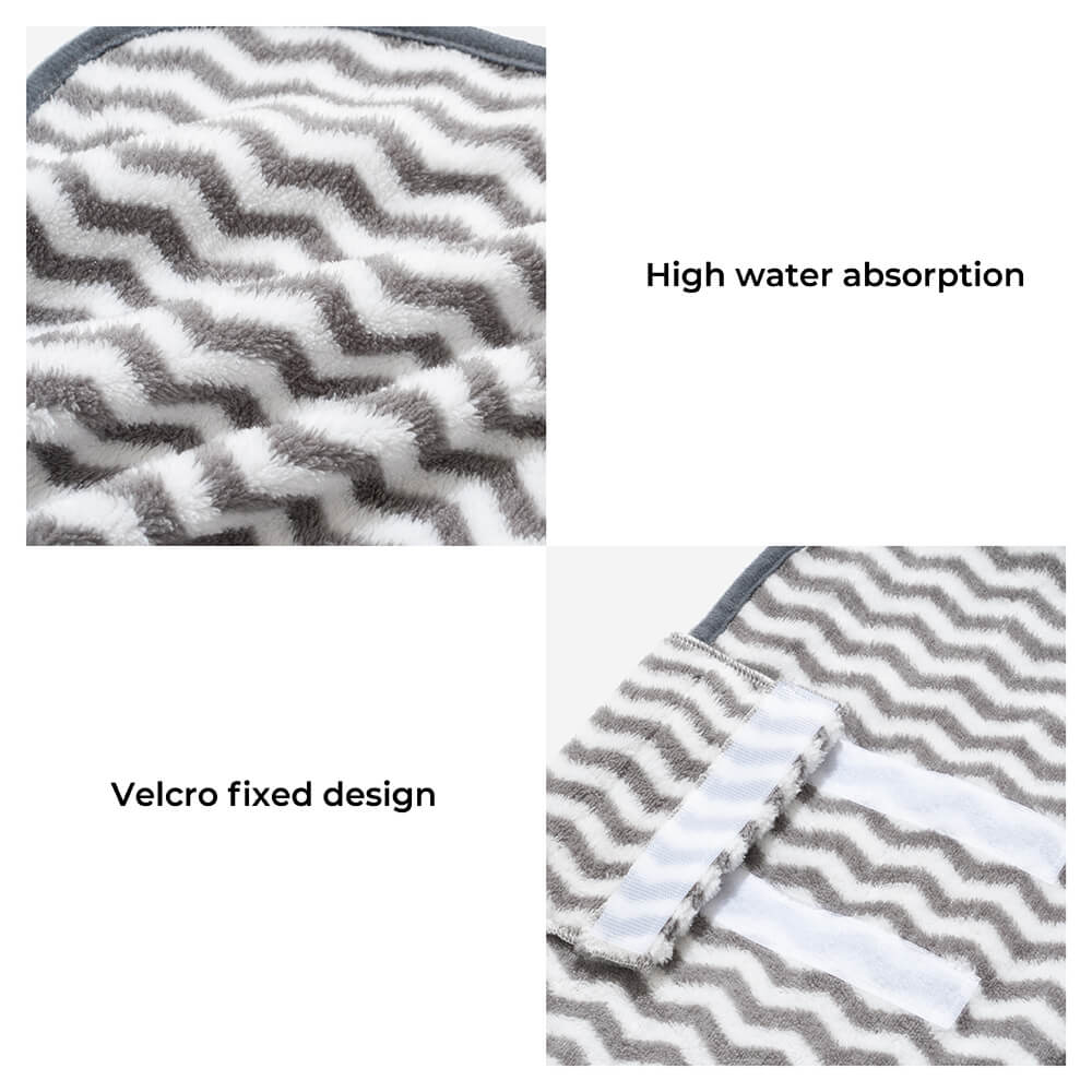 Ultra-Absorbent Dog Bath Towel Dog Anxiety Jacket - FUNNYFUZZY