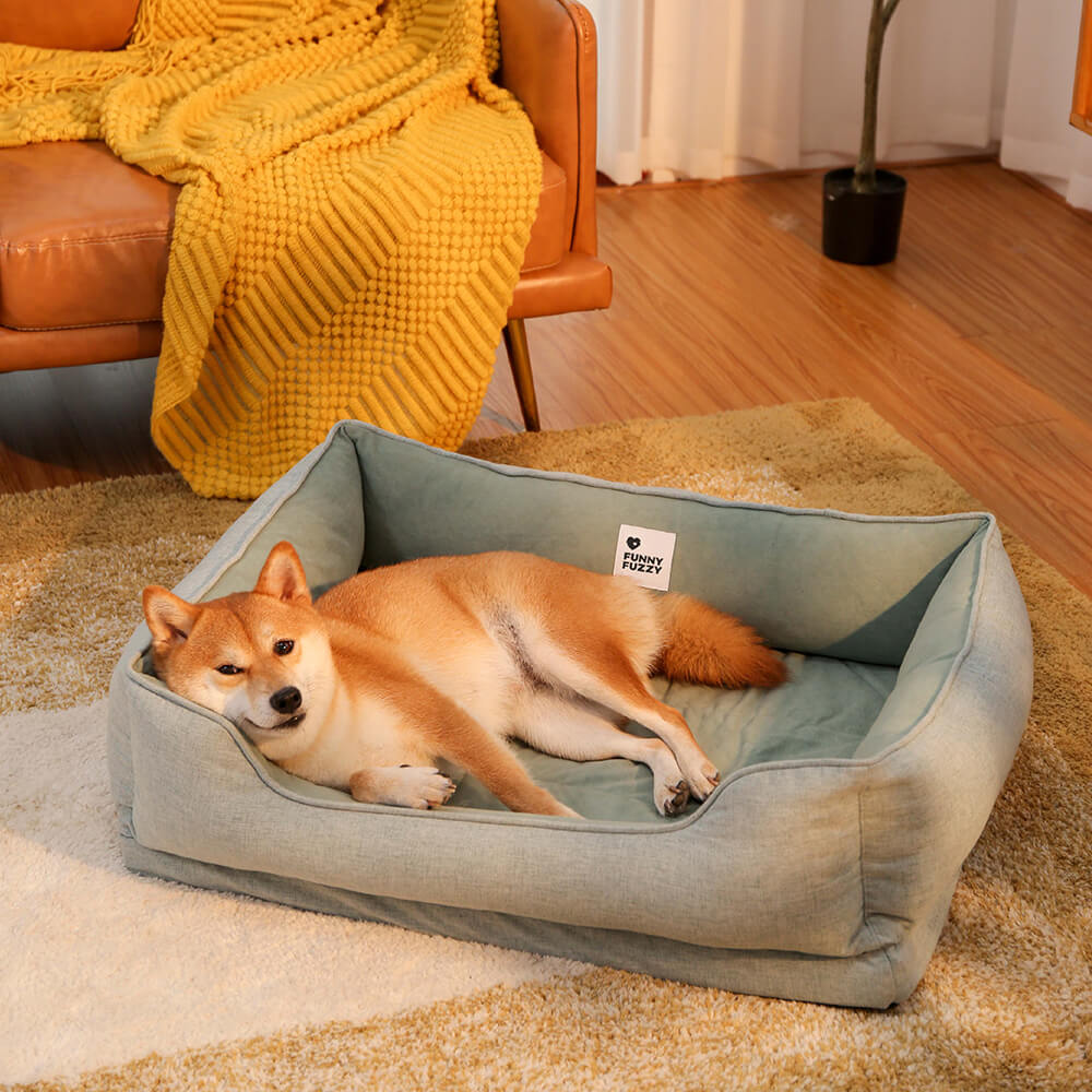 Ambaby Cozy Soft Dog Bed Orthopedic Washable Puppy Cushion Anti
