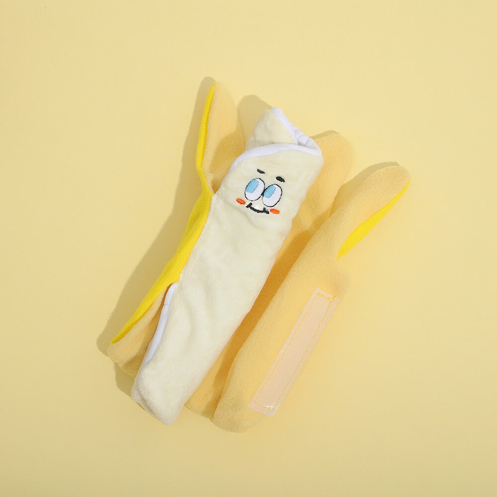 Plush Squeaky Dog Toy - Fruit - FUNNYFUZZY