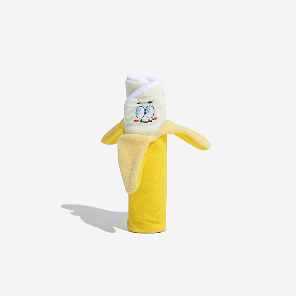 Plush Squeaky Dog Toy - Fruit - FUNNYFUZZY