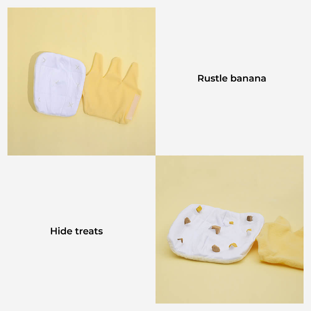 Plush Squeaky Dog Toy - Fruit - FUNNYFUZZY