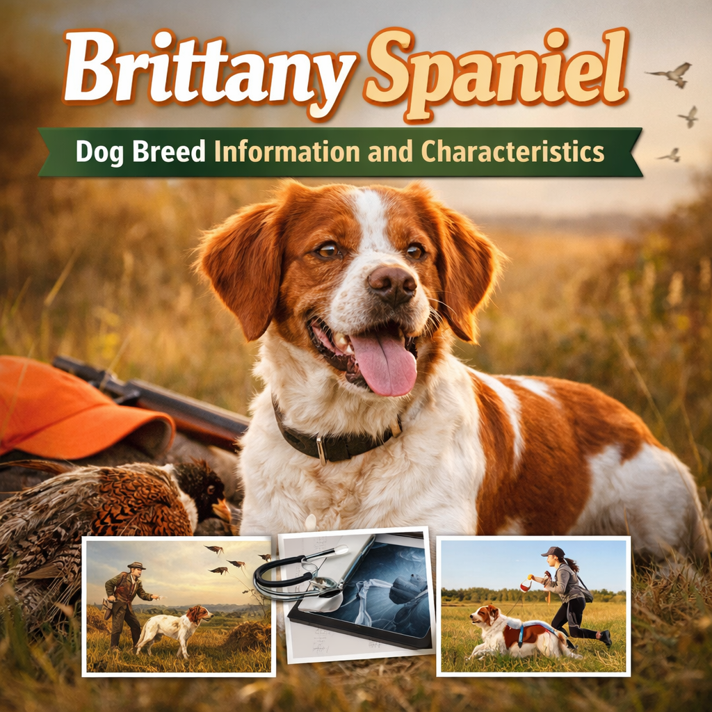 Brittany Spaniel Dog Breed Information and Characteristics