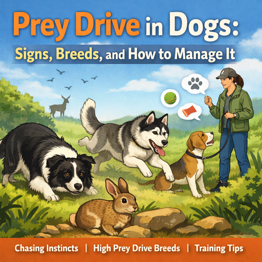 Prey Drive in Dogs: Signs, Breeds, and How to Manage it