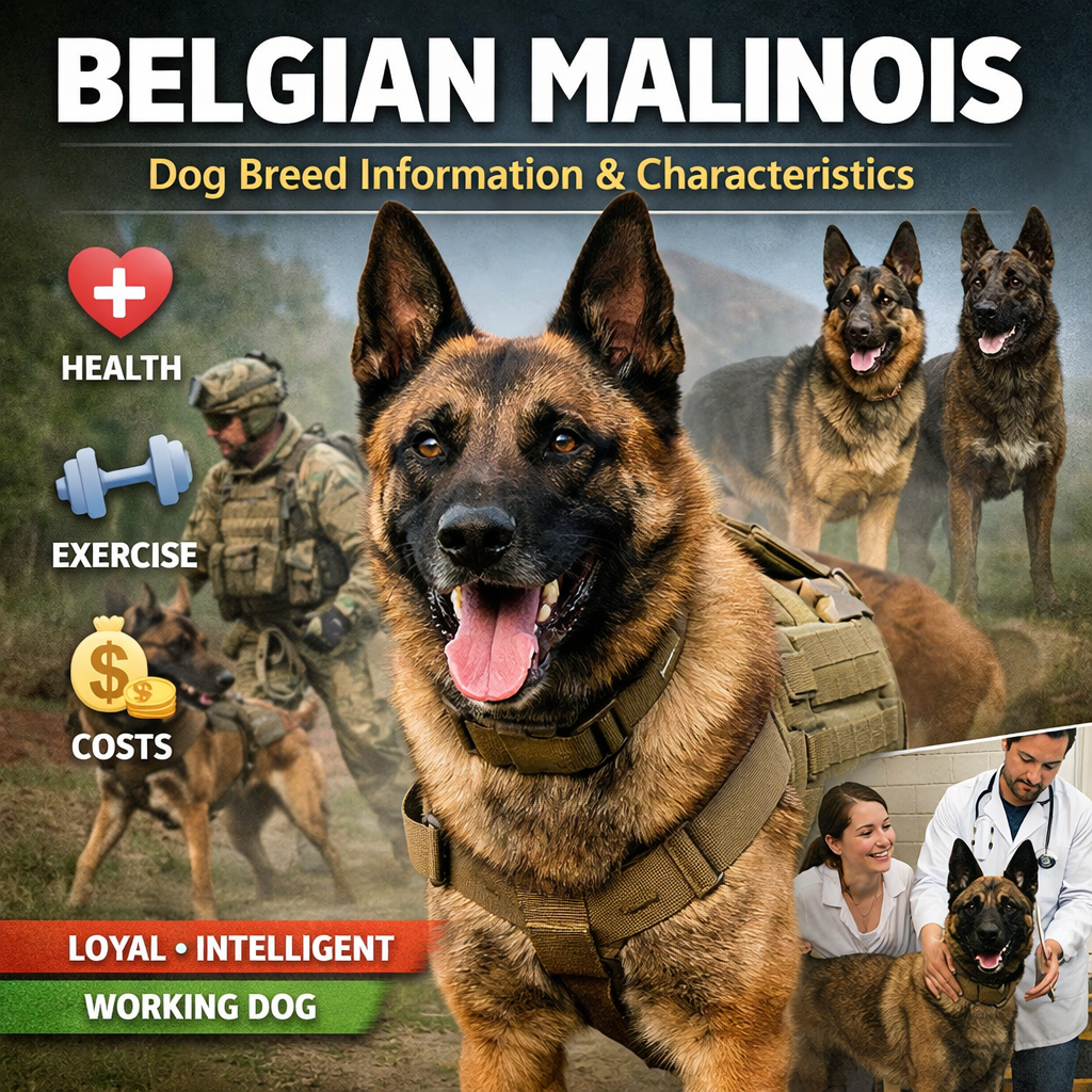 Belgian Malinois Dog Breed Information and Characteristics