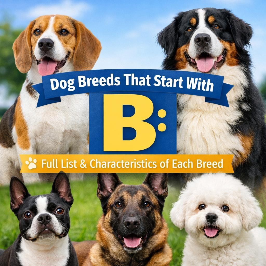 Dog Breeds That Start With B: Full List & Characteristics of Each Breed