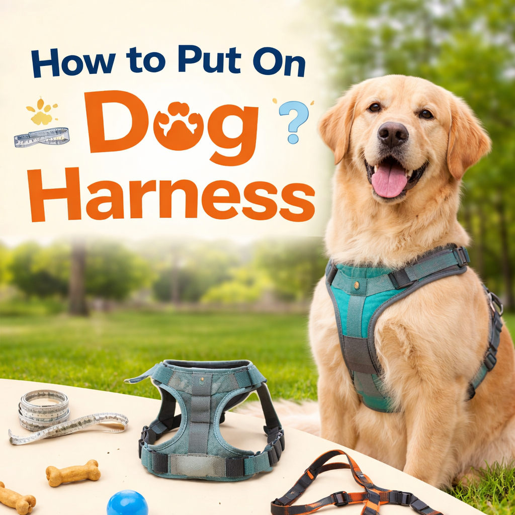 How to Put On a Dog Harness