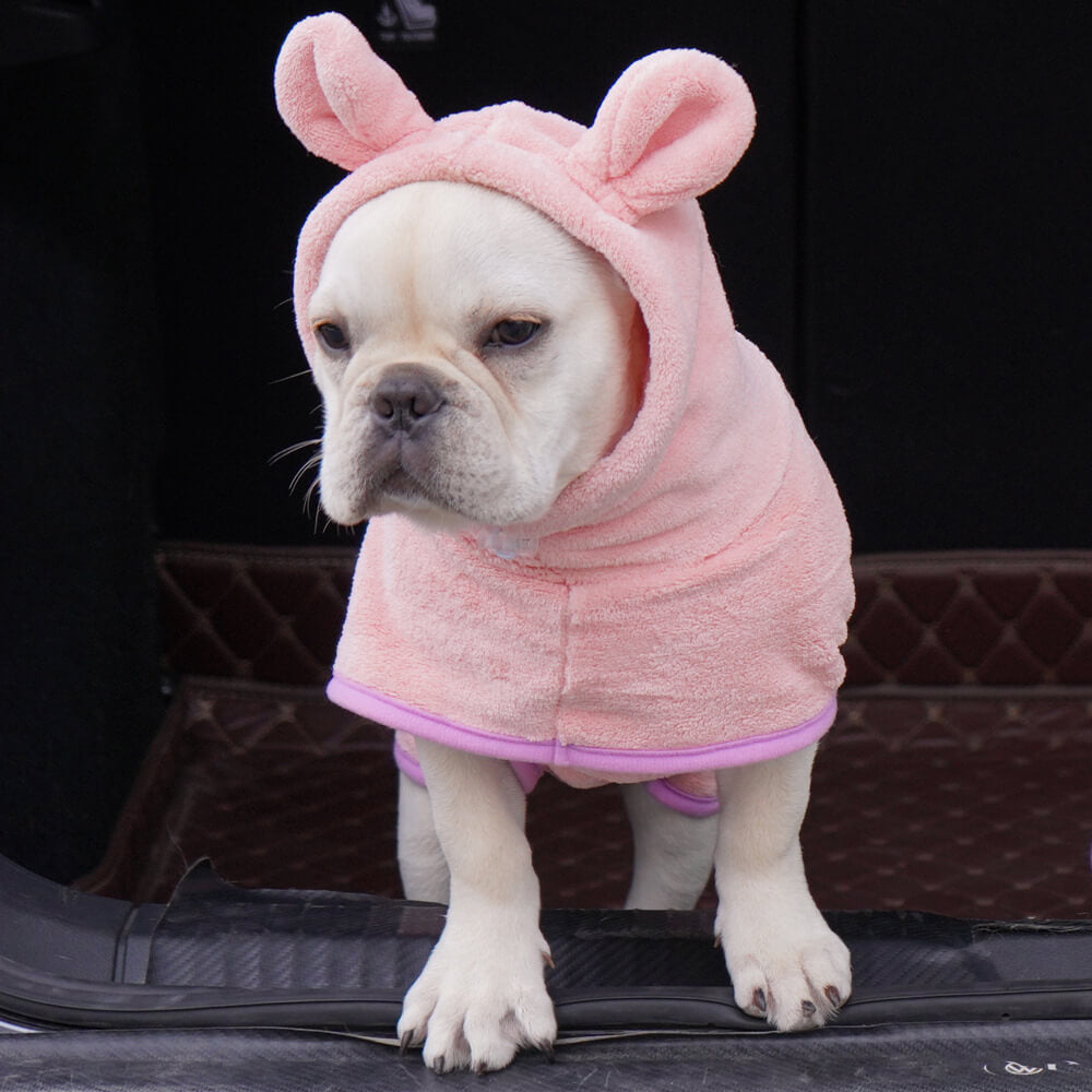 Pumpkin Soft Absorbent Dog Bathrobe Towel