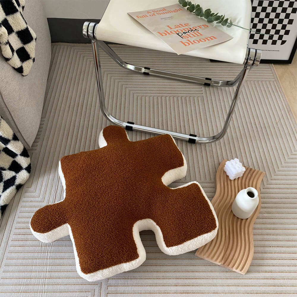 Creative Puzzle Plush Sofa Seat Cushion Pillow