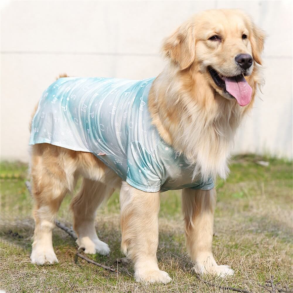 Ropa para mascotas ligera y transpirable de verano