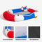 Cama para mascotas en forma de bote impermeable de enfriamiento de verano con almohada-balsa de enfriamiento