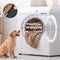 Ultra-Soft Ribbed Plush Removable Donut Orthopedic Dog Bed with Pillows - Cozy Nest