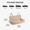 Waterproof Ribbed Plush Bolster Dog Car Seat Bed with Safety Tethers