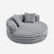 Ultra-Soft Ribbed Plush Removable Donut Orthopedic Dog Bed with Pillows - Cozy Nest
