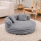 Ultra-Soft Ribbed Plush Removable Donut Orthopedic Dog Bed with Pillows - Cozy Nest