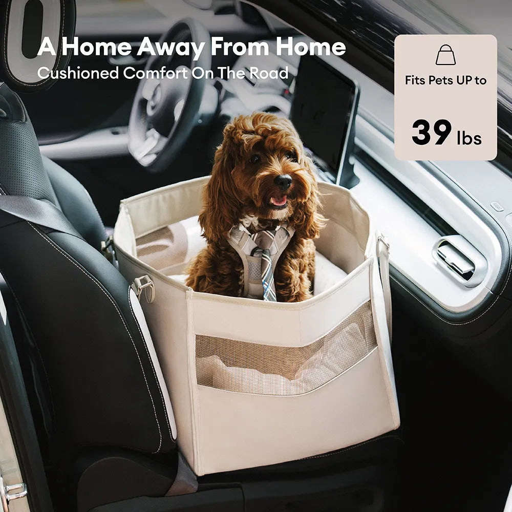 Dog Car Seat With Safety Belt -Urban Roaming