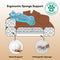 Ultra-Soft Ribbed Plush Removable Donut Orthopedic Dog Bed with Pillows - Cozy Nest