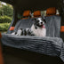 Ribbed Plush Waterproof Dog Car Seat Cover - Cozy Nest