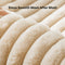 Plush Ribbed Bolster Fitted Sheet Mattress Cover - Cozy Nest