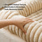 Plush Ribbed Bolster Fitted Sheet Mattress Cover - Cozy Nest