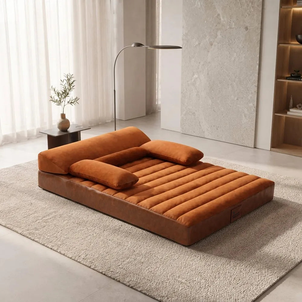 Large Waterproof Orthopedic Bolster Dog Sofa Bed - LuxeNest