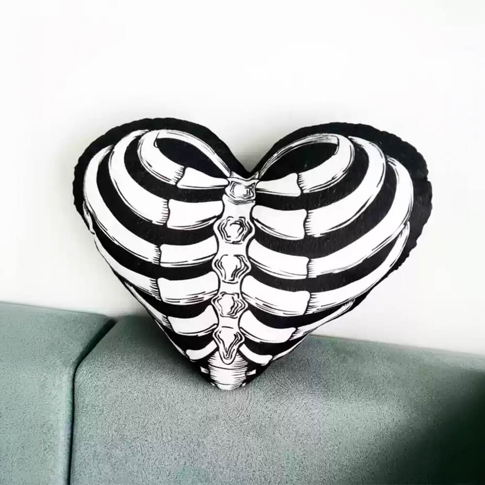 Halloween Spooky Ghost Skull Shaped Decorative Ornament Sofa Pillow